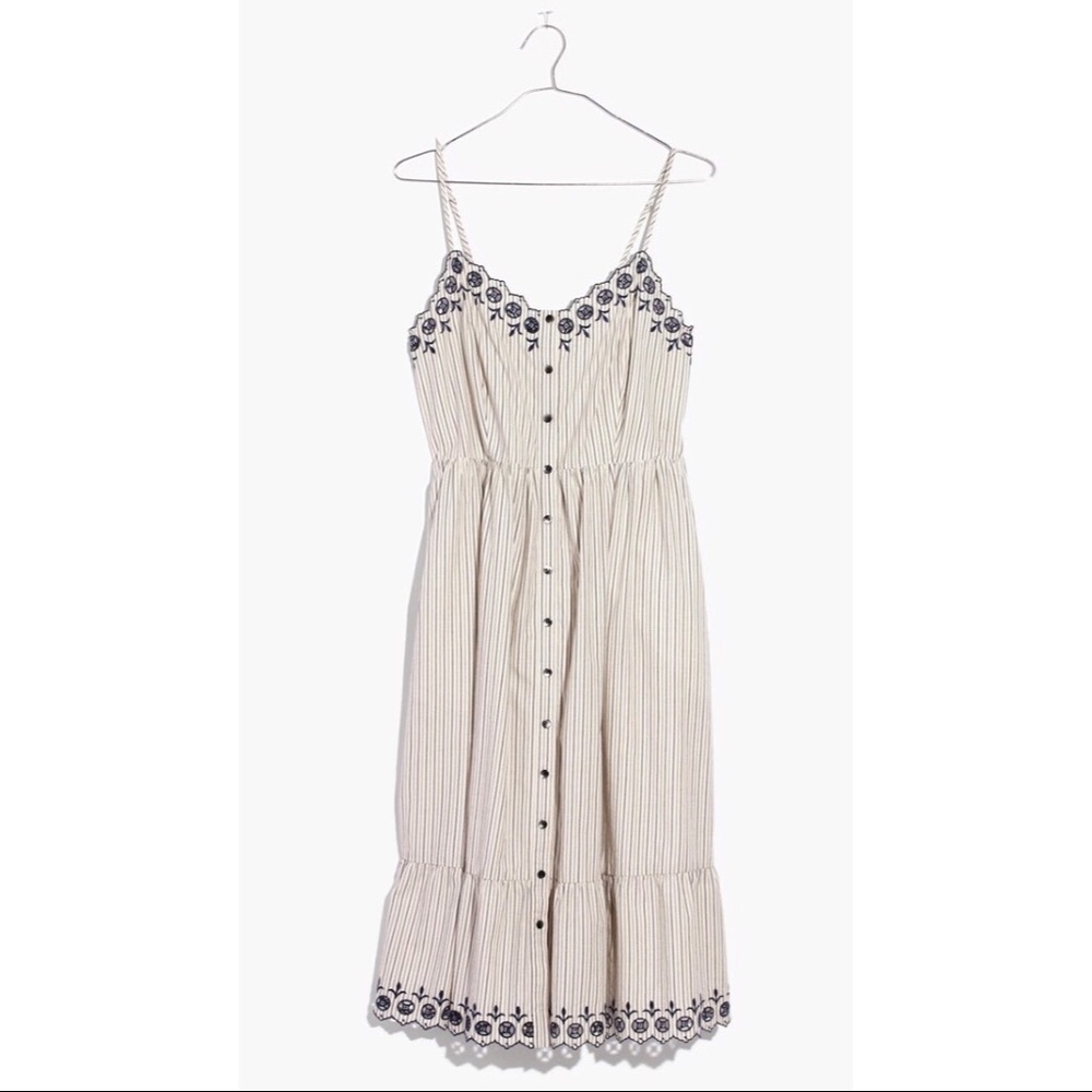 Madewell Embroidered Dress 👗